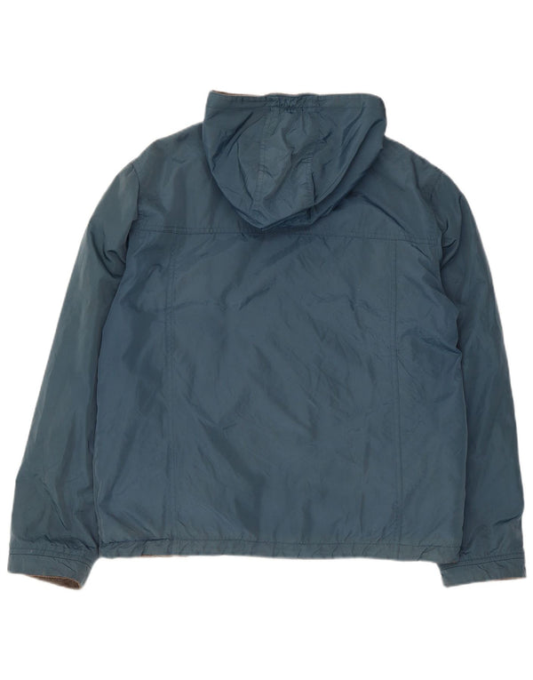Woolrich Chaqueta reversible con capucha para niño 13-14 años Nylon azul