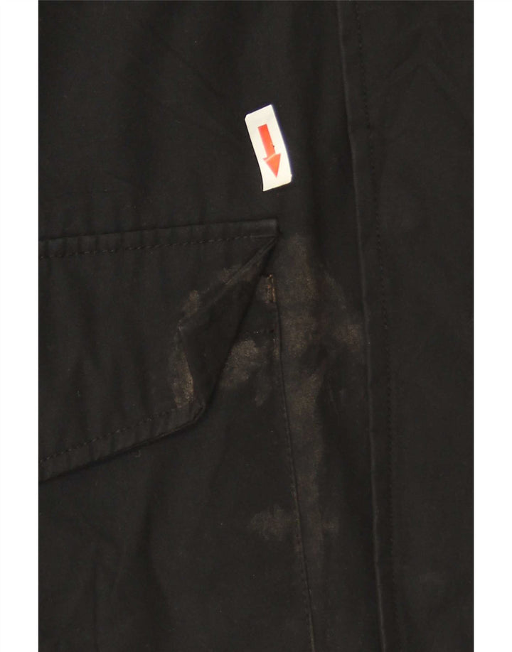 Levi's Chaqueta utilitaria Sherpa con capucha para hombre UK 38 Mediana Poliéster negro
