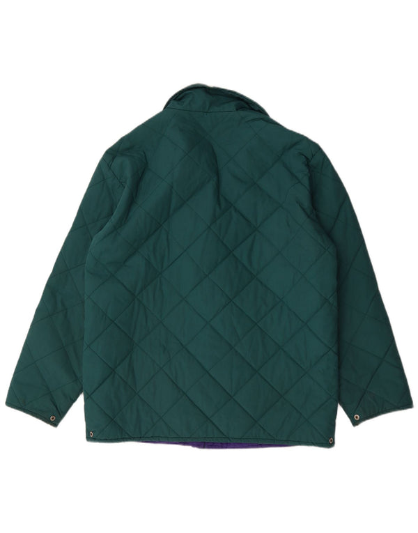 Fila Mens Quilted Jacket UK 42 XL Green