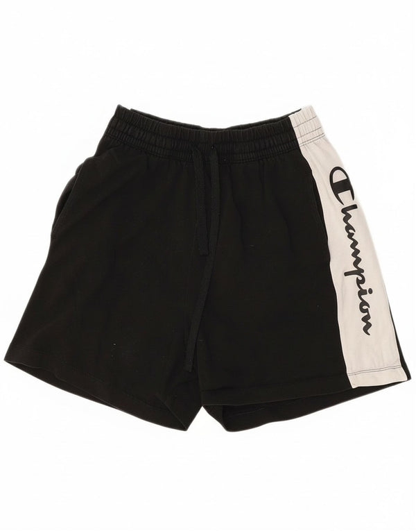 Champion Shorts deportivos gráficos para mujer UK 40 Medium Black Colourblock