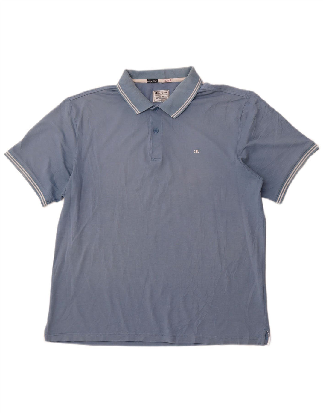 CHAMPION Polo de ajuste fácil para hombre XL Azul