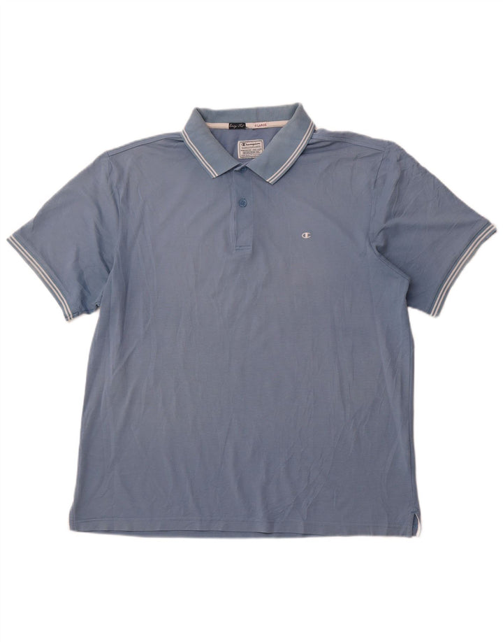 CHAMPION Polo de ajuste fácil para hombre XL Azul
