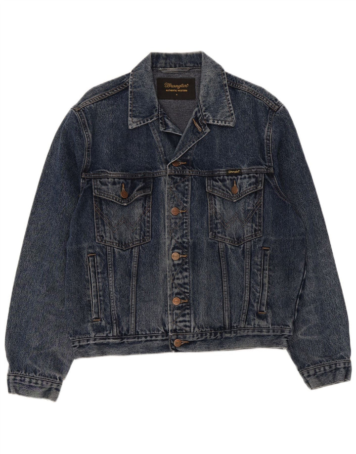 Wrangler Chaqueta vaquera para hombre UK 36 Small Azul Algodón