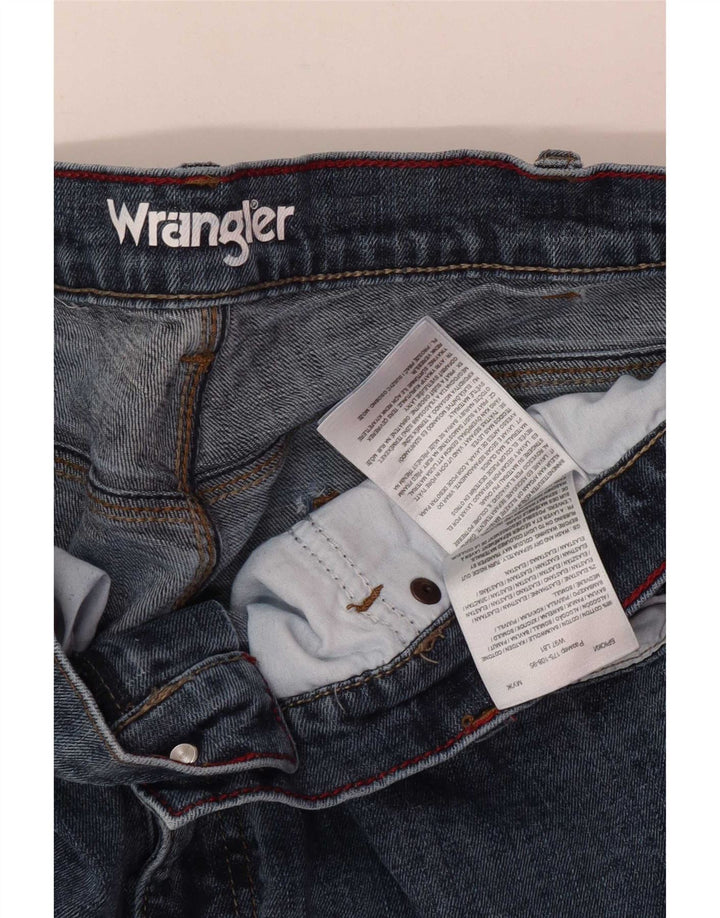 Wrangler Vaqueros Rectos Regulares Para Hombre W38 L32 Algodón Azul
