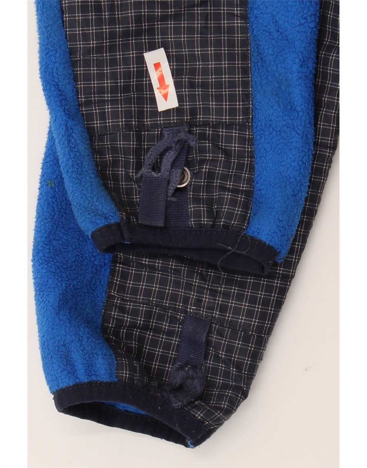The North Face Chaqueta polar con capucha para niño 10-11 años Medium Blue Check