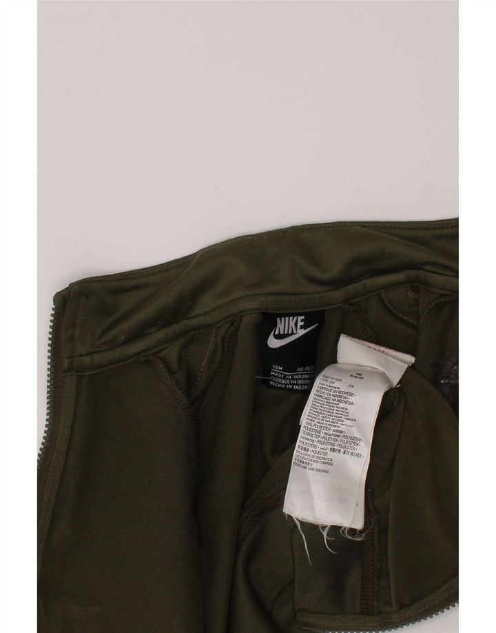Nike Baby Boys Graphic Chándal Top Chaqueta 12-18 Meses Caqui Poliéster