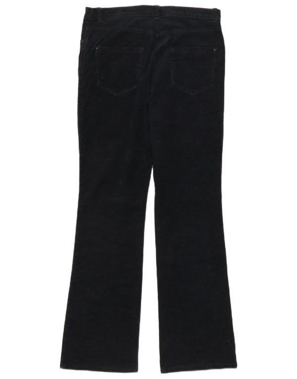 Marks & Spencer Pantalones de pana para mujer UK 12 Medium W32 L32 Azul marino
