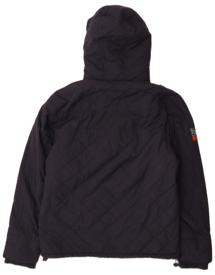 Superdry Chaqueta Cortavientos Windcheater Graphic para Hombre UK 44 2XL Azul Marino