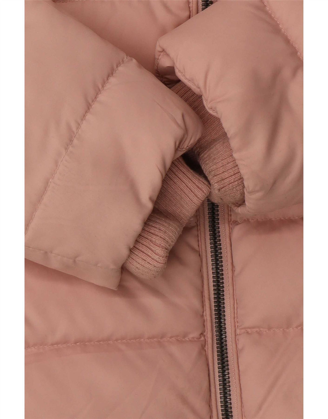 Tommy Hilfiger Chaqueta acolchada con capucha para mujer UK 10 Small Pink Poliéster