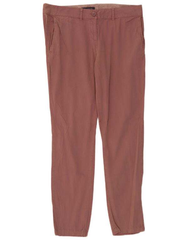 Marks & Spencer Pantalones chinos ajustados para mujer UK 14 Large W36 L30 Algodón rosa