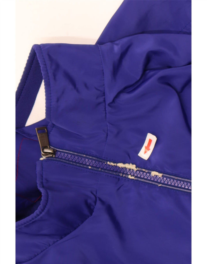 Guess Chaqueta De Chándal Para Hombre 2XL Poliéster Color Block Azul