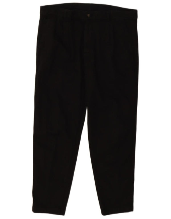 Zara Pantalón chino ajustado para hombre EU 46 XL W36 L27 Negro