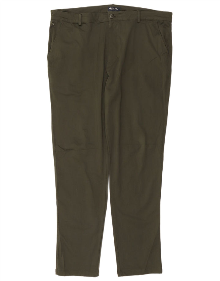 Pantalón chino ajustado para mujer de Mountain Warehouse W38 L30 Poliéster verde