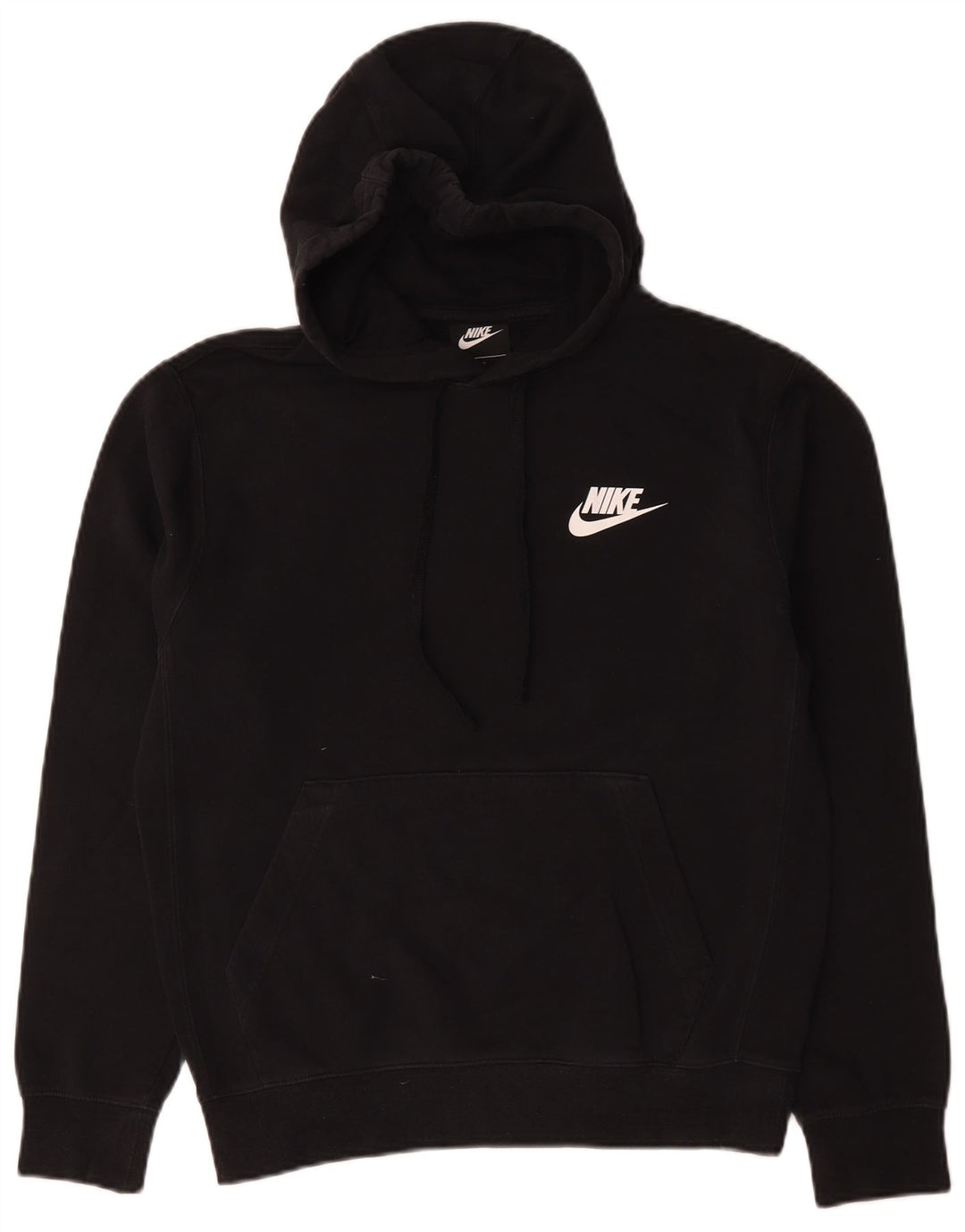 Nike - Sudadera con capucha para hombre, talla pequeña, algodón negro