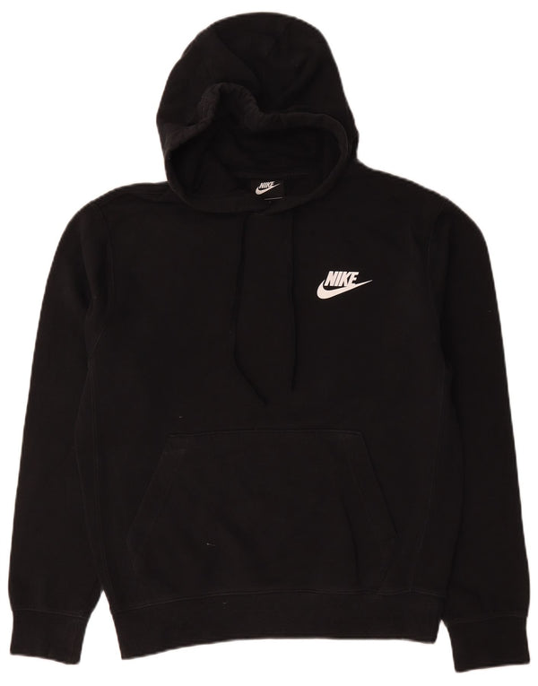 Nike - Sudadera con capucha para hombre, talla pequeña, algodón negro