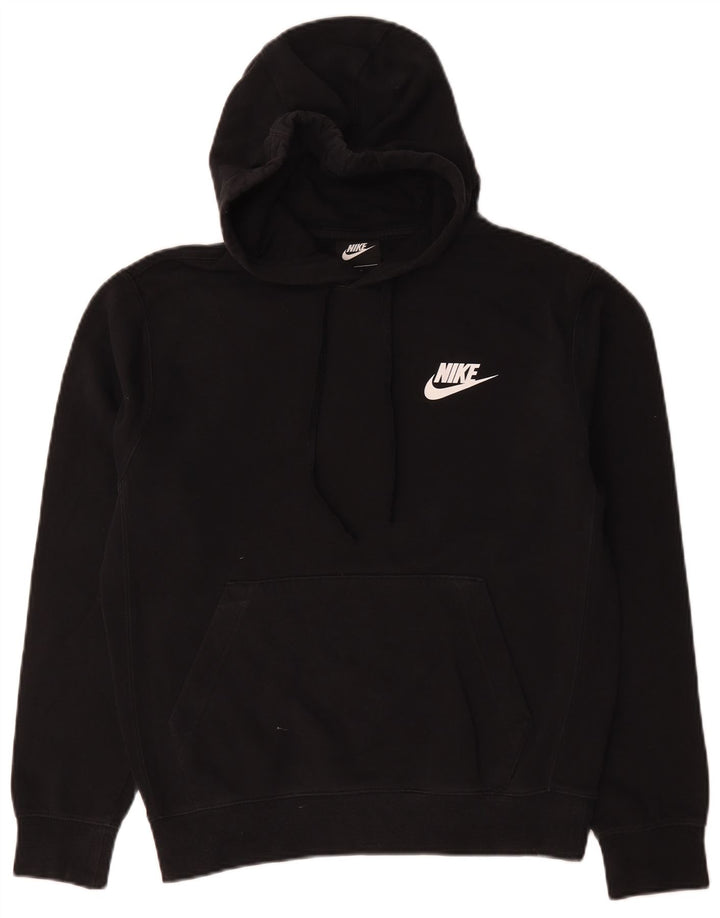 Nike - Sudadera con capucha para hombre, talla pequeña, algodón negro