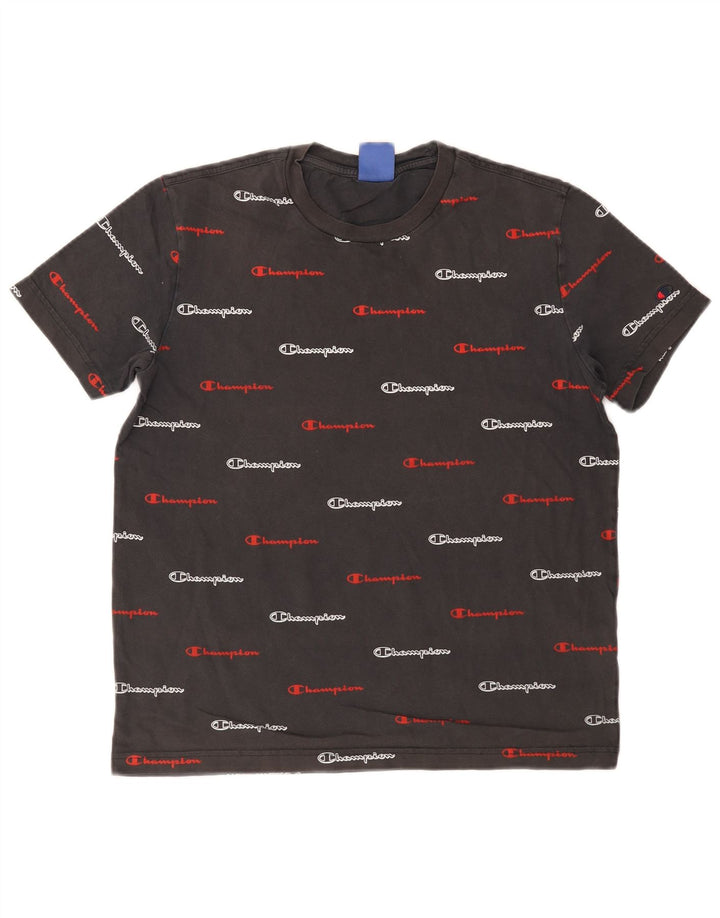 Champion Camiseta Gráfica para Hombre Top Small Gris Algodón