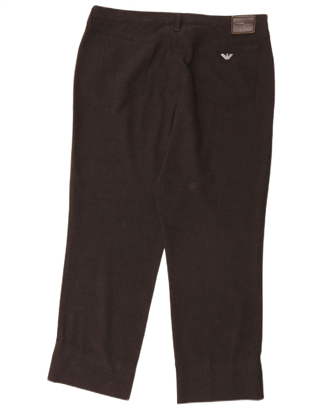 Armani Mujer Pantalones Casuales Rectos W36 L27 Marrón