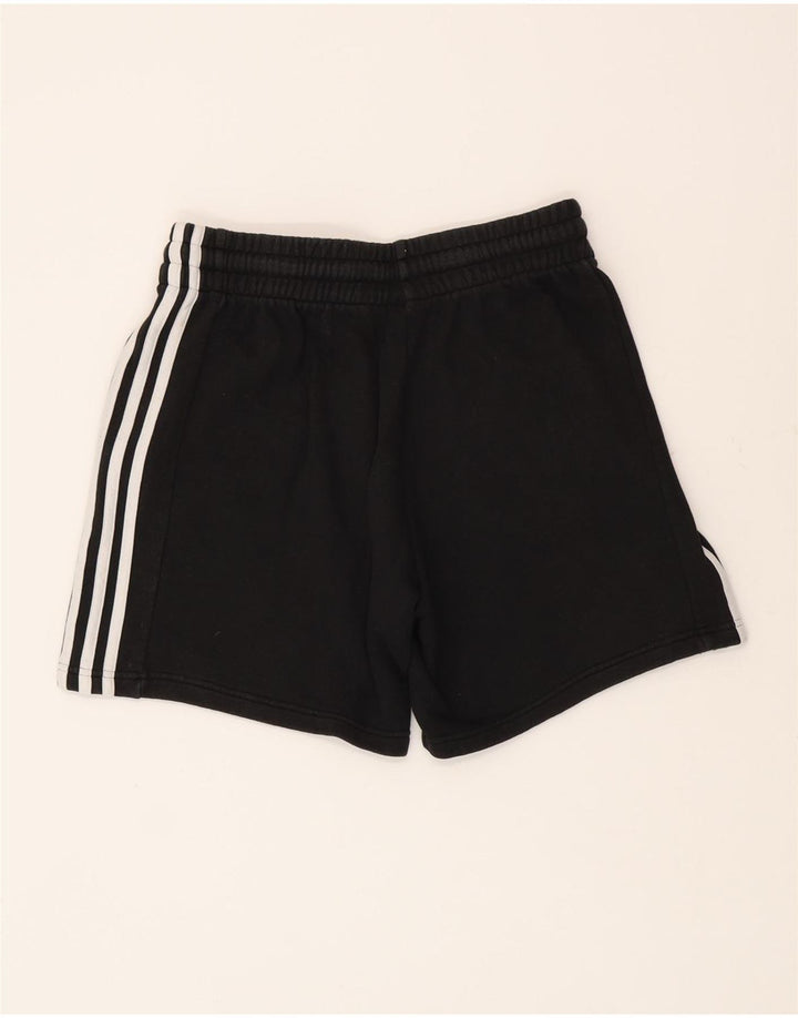 Adidas - Pantalones cortos deportivos para hombre, algodón negro mediano