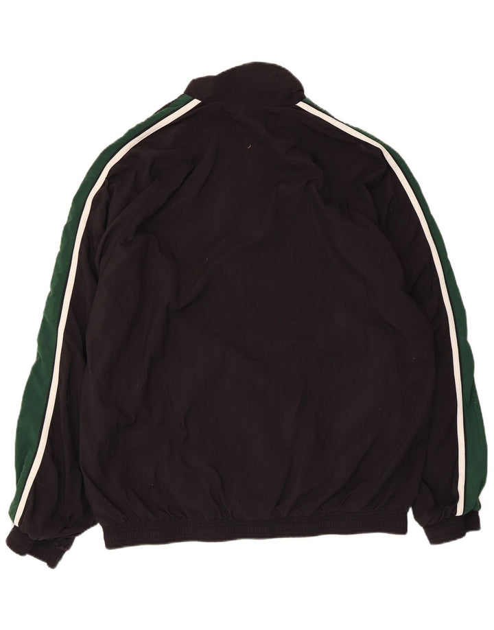 Puma Hombre Chándal Top Chaqueta Grande Negro Colorblock Poliéster