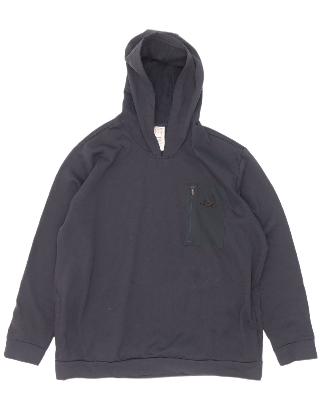 Adidas Sudadera con capucha para hombre Jumper 2XL Azul marino Poliéster
