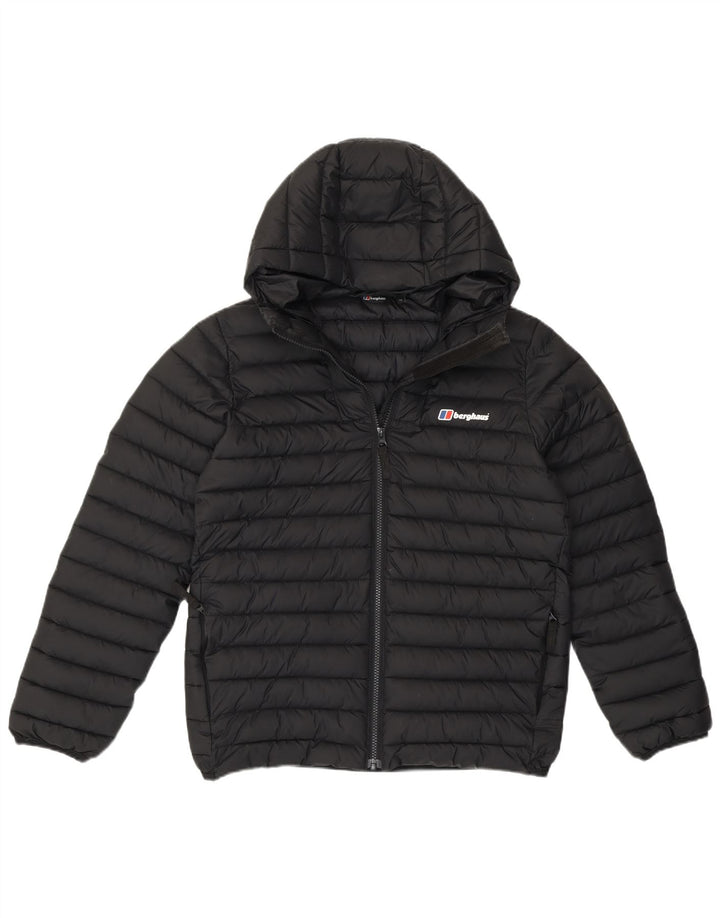 BERGHAUS Chaqueta acolchada con capucha para niño 12-13 años Poliamida negro