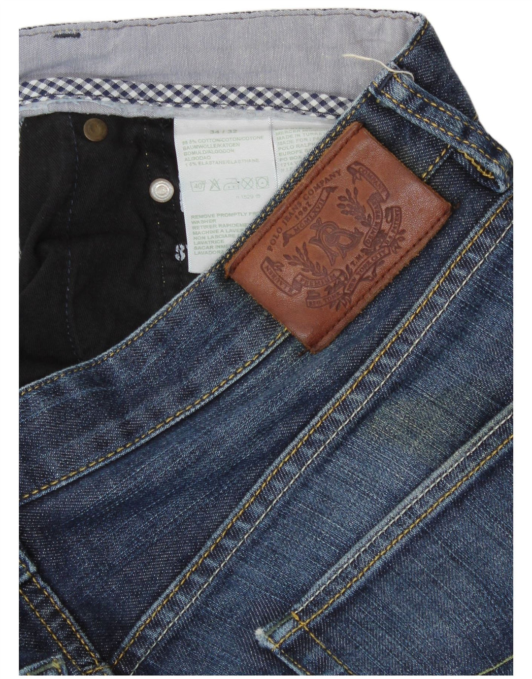 Polo Ralph Lauren Jeans Bootcut para hombre W34 L32 Algodón azul