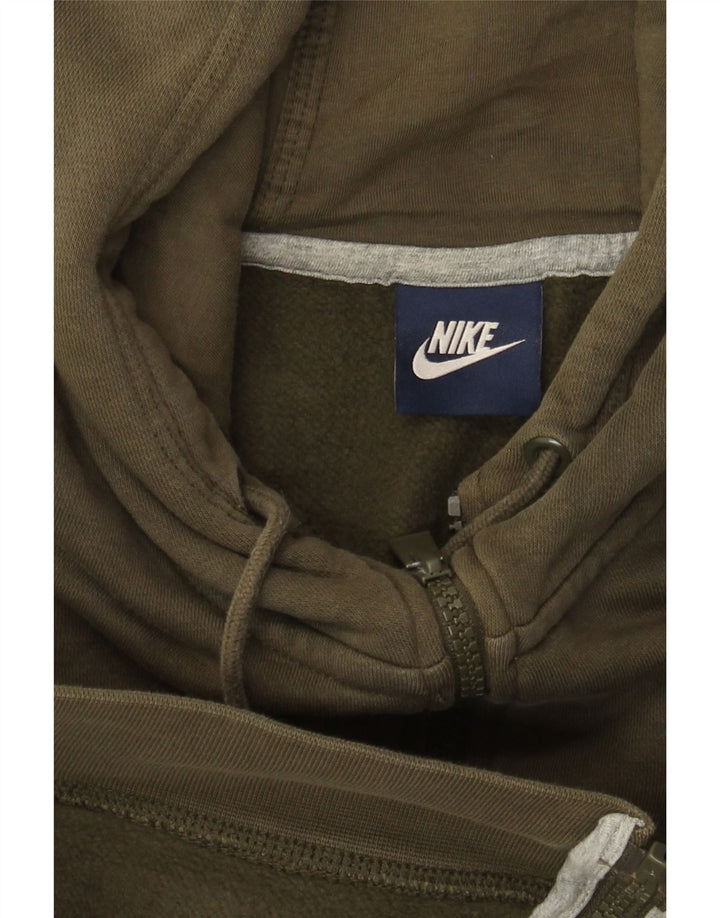 Nike - Sudadera con capucha y cremallera para hombre, talla 2XL, color caqui