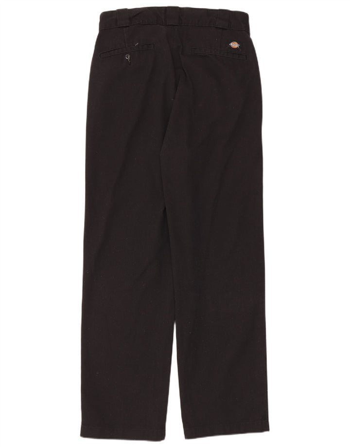 Dickies Pantalón chino recto para hombre W30 L30 Poliéster negro