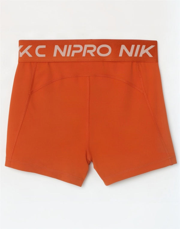 Nike Dri Fit Graphic - Pantalones cortos deportivos para mujer (talla 8), color naranja