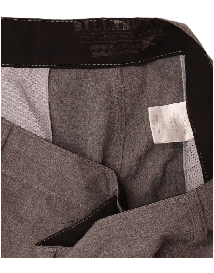 Pantalones cortos chinos Billabong para hombre W36 Poliéster gris grande