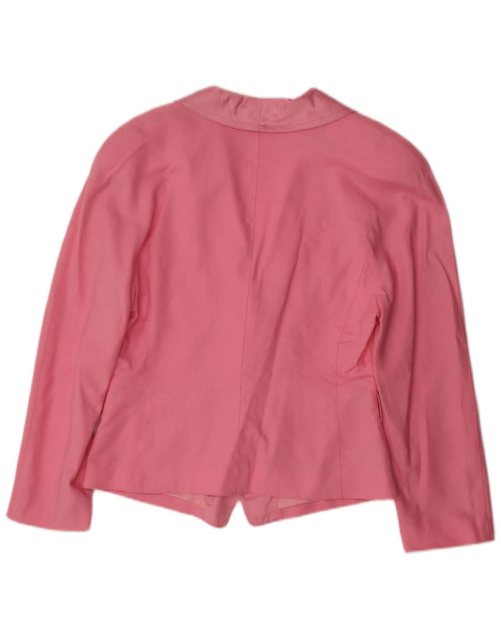 VERA MONT Chaqueta tipo blazer de 3 botones para mujer UK 40 Mediano Rosa Floral