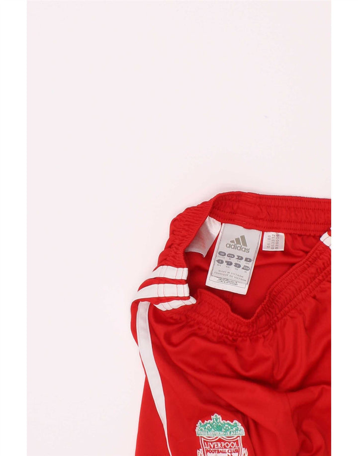Adidas Boys Liverpool Graphic Shorts deportivos 3-4 años Rojo Poliéster