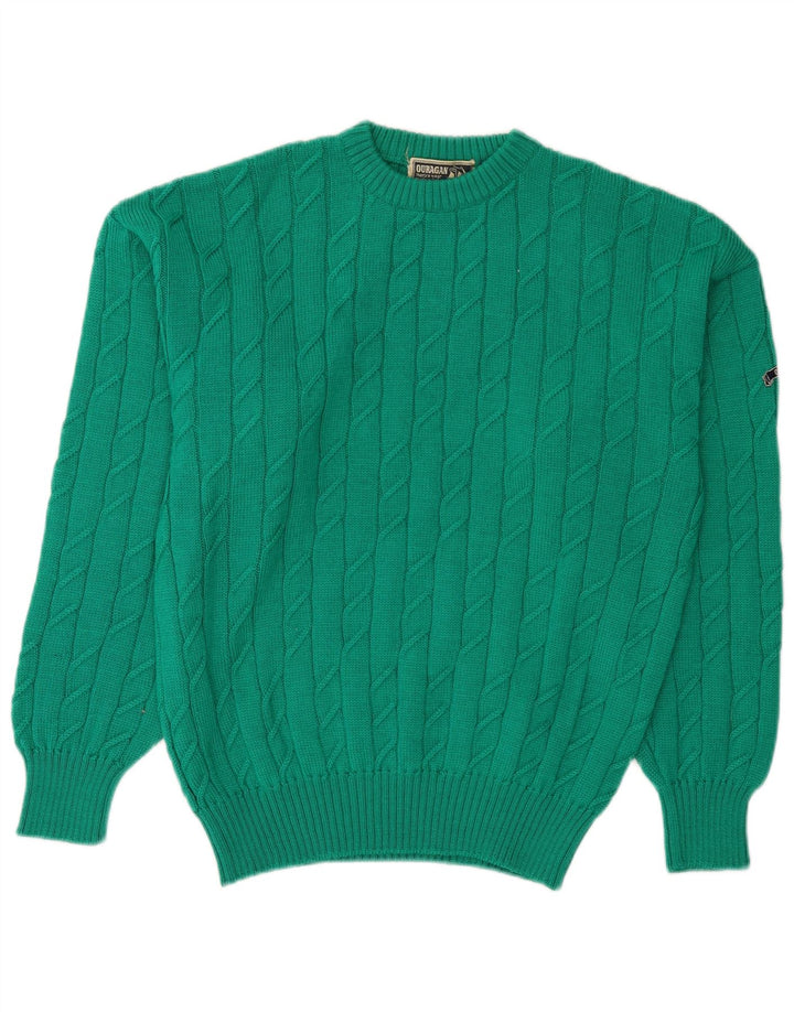 Ouragan Jersey De Cuello Redondo Para Hombre Jersey De Lana Nueva Verde Pequeño