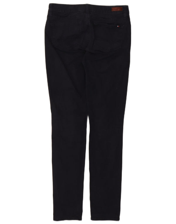 Tommy Hilfiger Pantalones casuales ajustados para mujer US 8 Medium W30 L31 Azul marino
