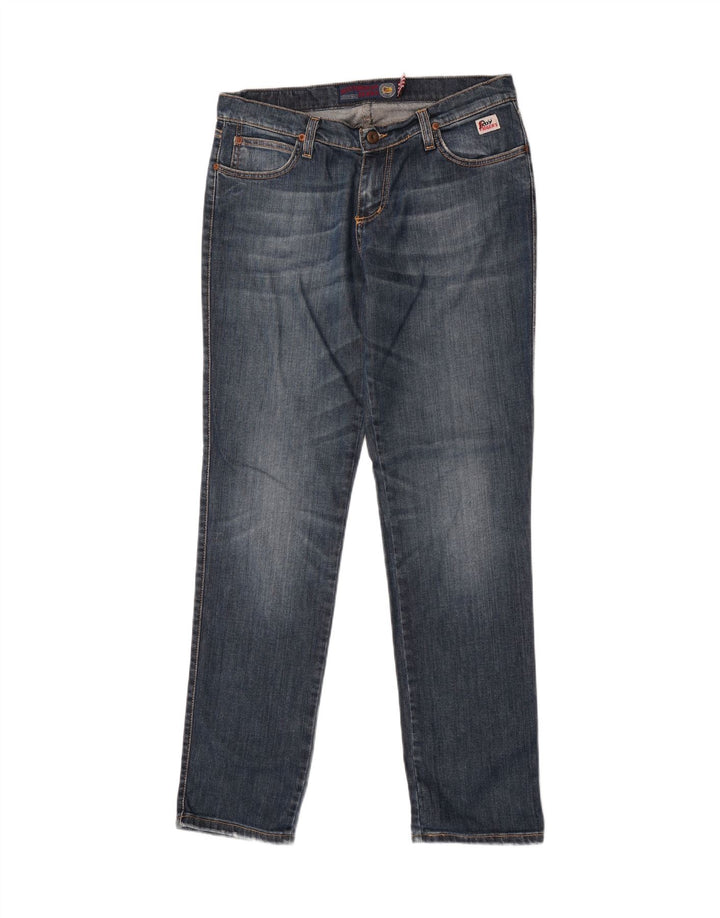 Roy Rogers Vaqueros ajustados para mujer W34 L32 Algodón azul