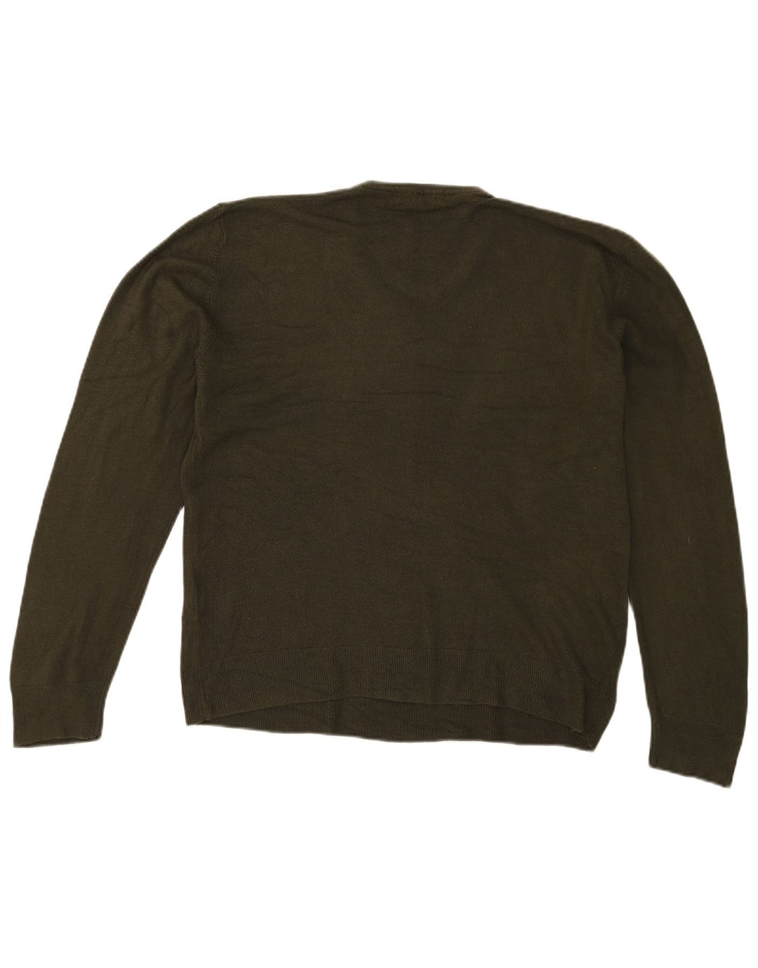 Marks & Spencer Suéter con Cuello en V para Hombre Acrílico Caqui Grande