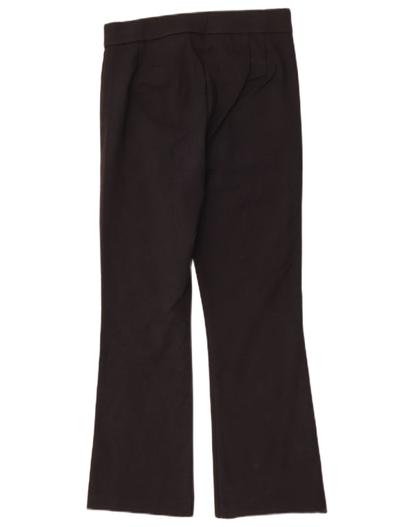 Zara Mujer Pantalón Corto Bootcut Mediano W28 L25 Algodón Negro