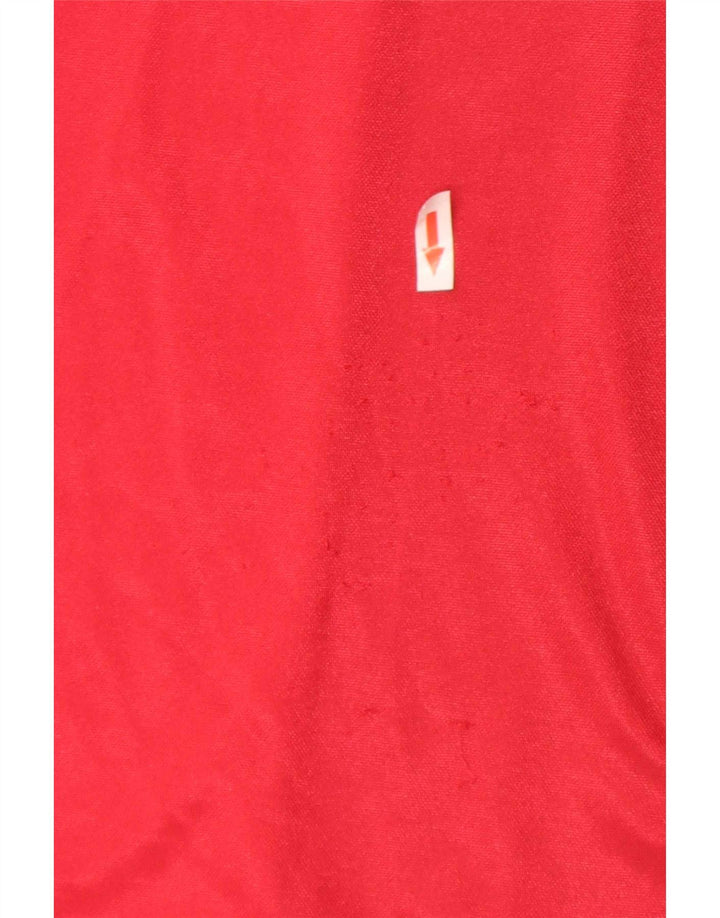 Adidas Hombre Camiseta Gráfica Top XL Rojo Colorblock Poliéster