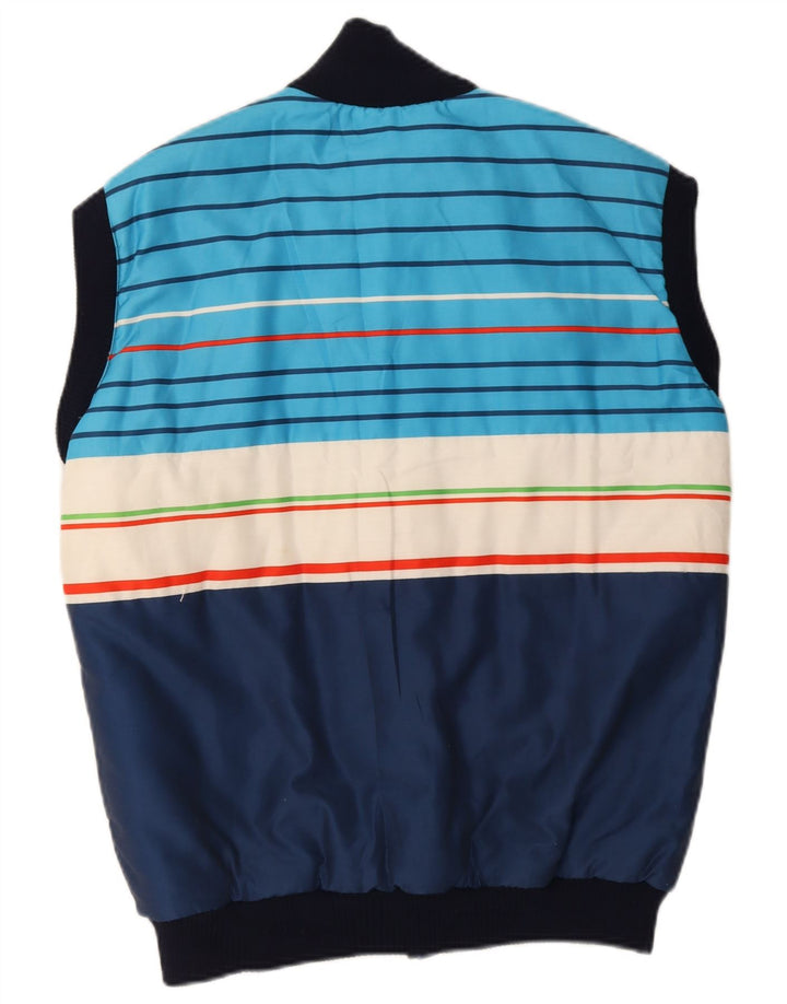 Azzurra Chaleco acolchado para hombre UK 40 Large Poliéster color azul marino