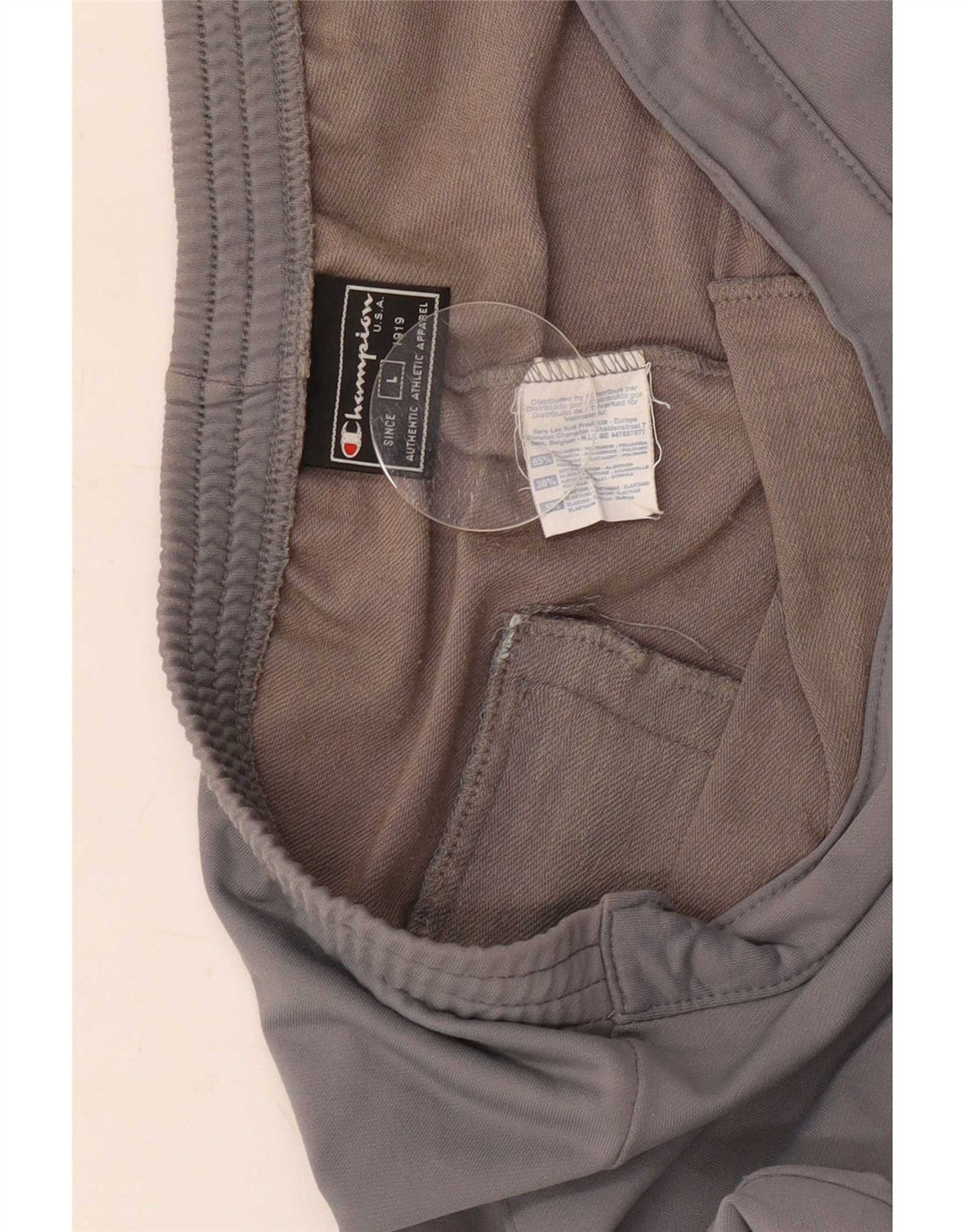 Champion Pantalones De Chándal Para Mujer UK 44 Large Gris Poliamida