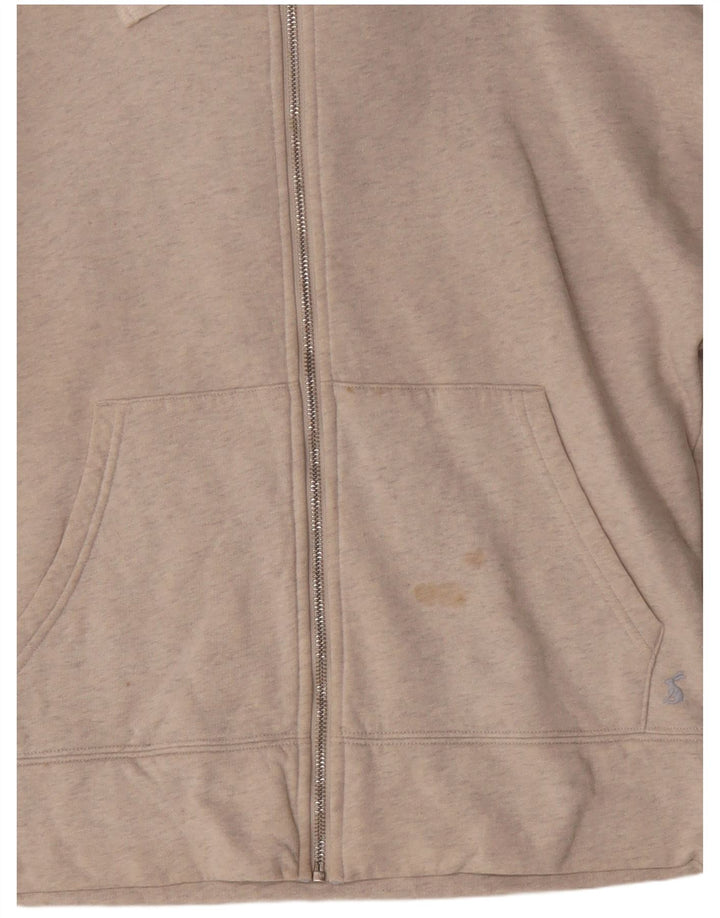 Joules Suéter con capucha y cremallera extragrande para mujer UK 10 Small Beige Poliéster