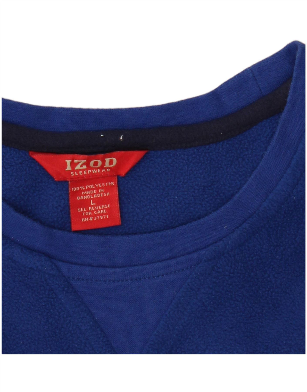 Izod Hombre Jersey De Forro Polar Grande Poliéster Azul