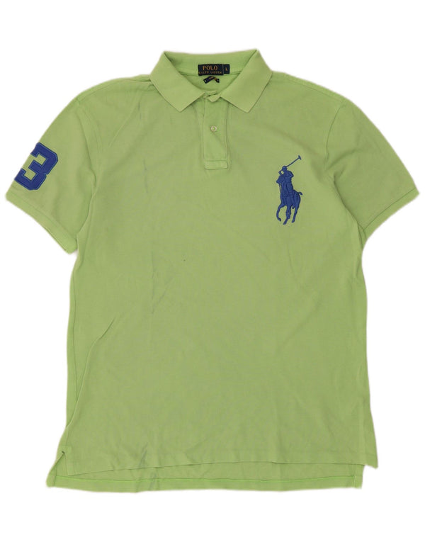 Polo Ralph Lauren Camisa ajustada con gráfico para hombre Algodón verde grande