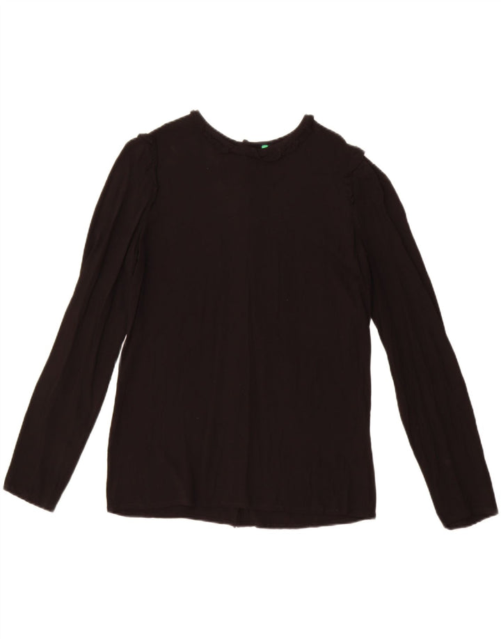 Blusa Benetton Mujer ES 40 Mediano Negro