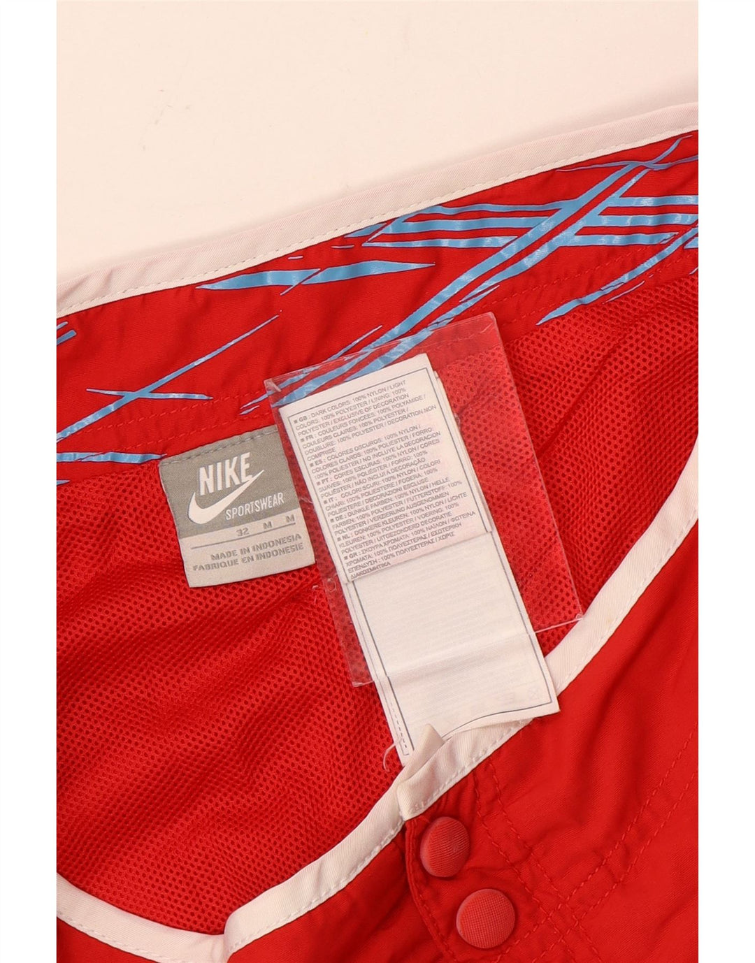 Bañador Nike Hombre Rojo Medio Color Block Poliéster