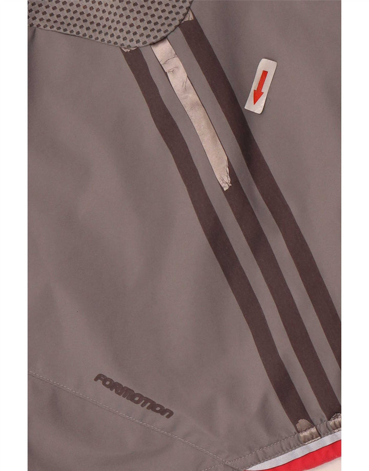 Adidas - Chaqueta de chándal para mujer (talla 40), color gris grande, poliéster