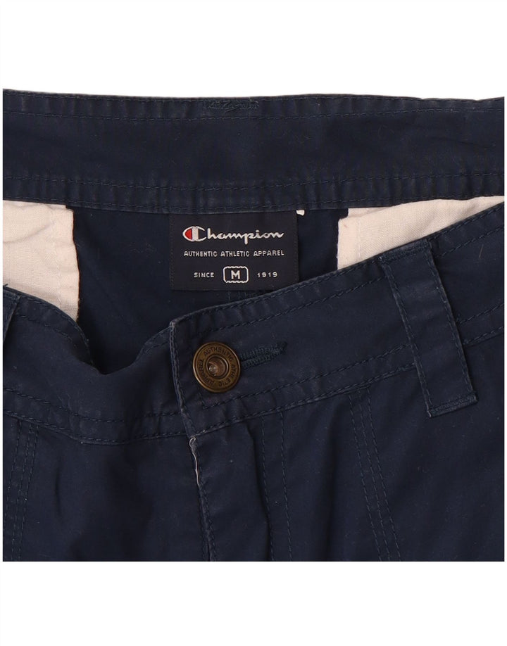 Pantalones cortos chinos Champion de cintura baja para mujer Medium W30 Azul marino