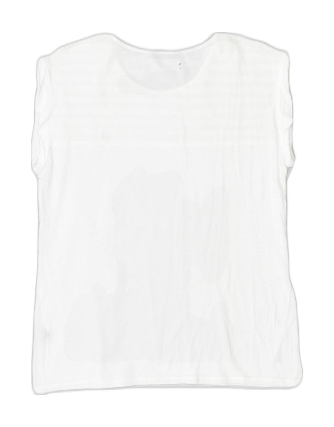 MASSIMO DUTTI Womens Blouse Top UK 14 Medium White Cotton | Vintage | Thrift | Second-Hand | Used Clothing | Messina Hembry 