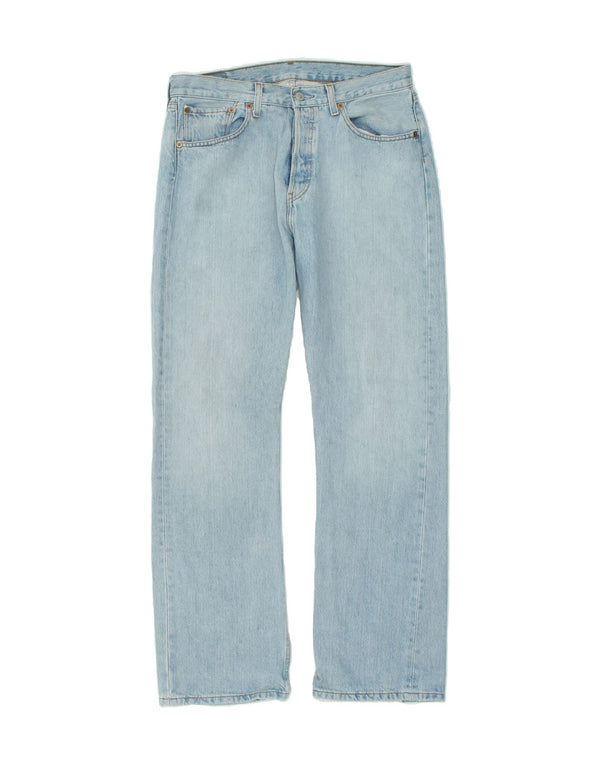 LEVI'S Jeans rectos 501 para hombre W32 L32 Algodón azul